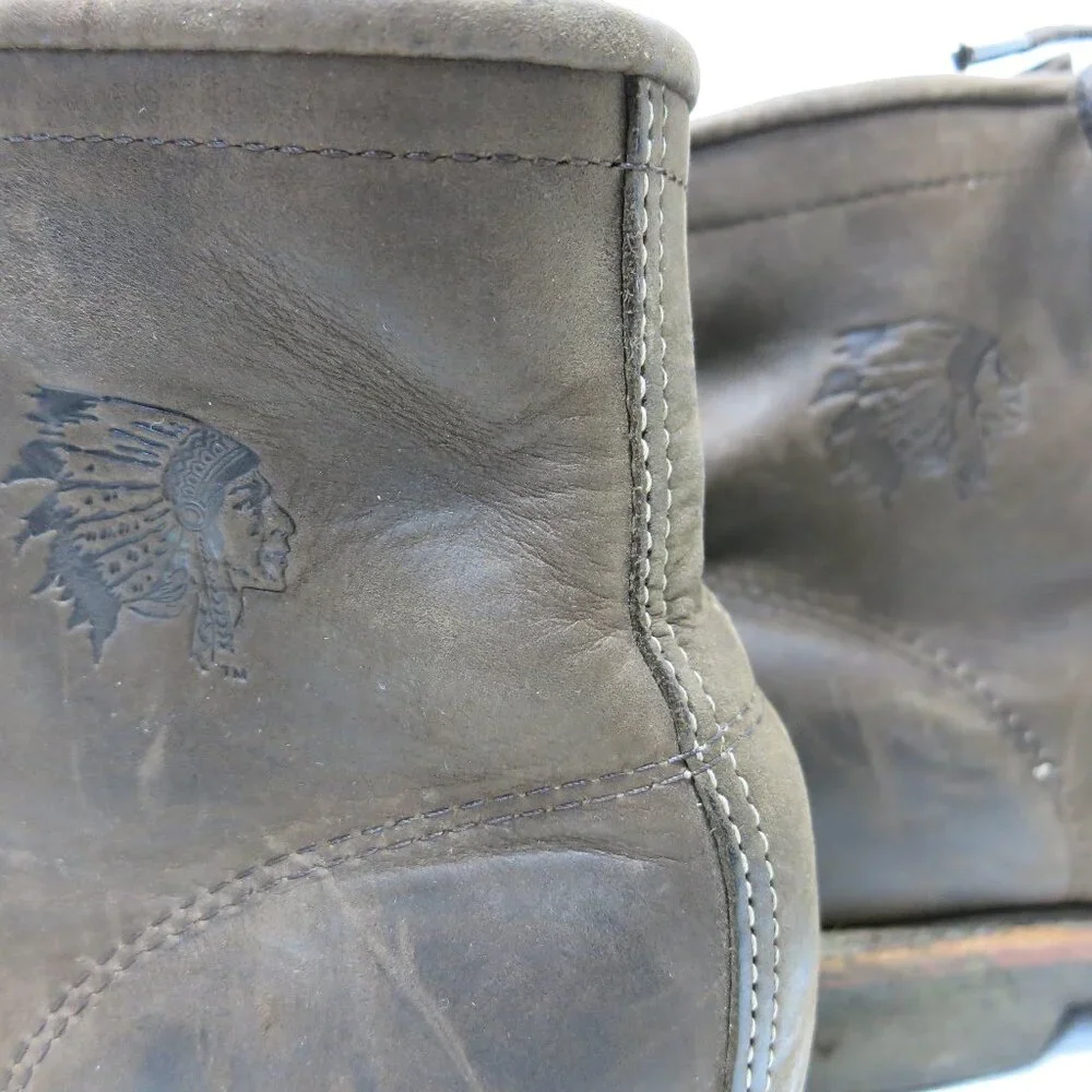 Genuine Chippewa Oil Tanned Leather Soft Toe Boots Chukka Shoes Sz Men's 10 EE